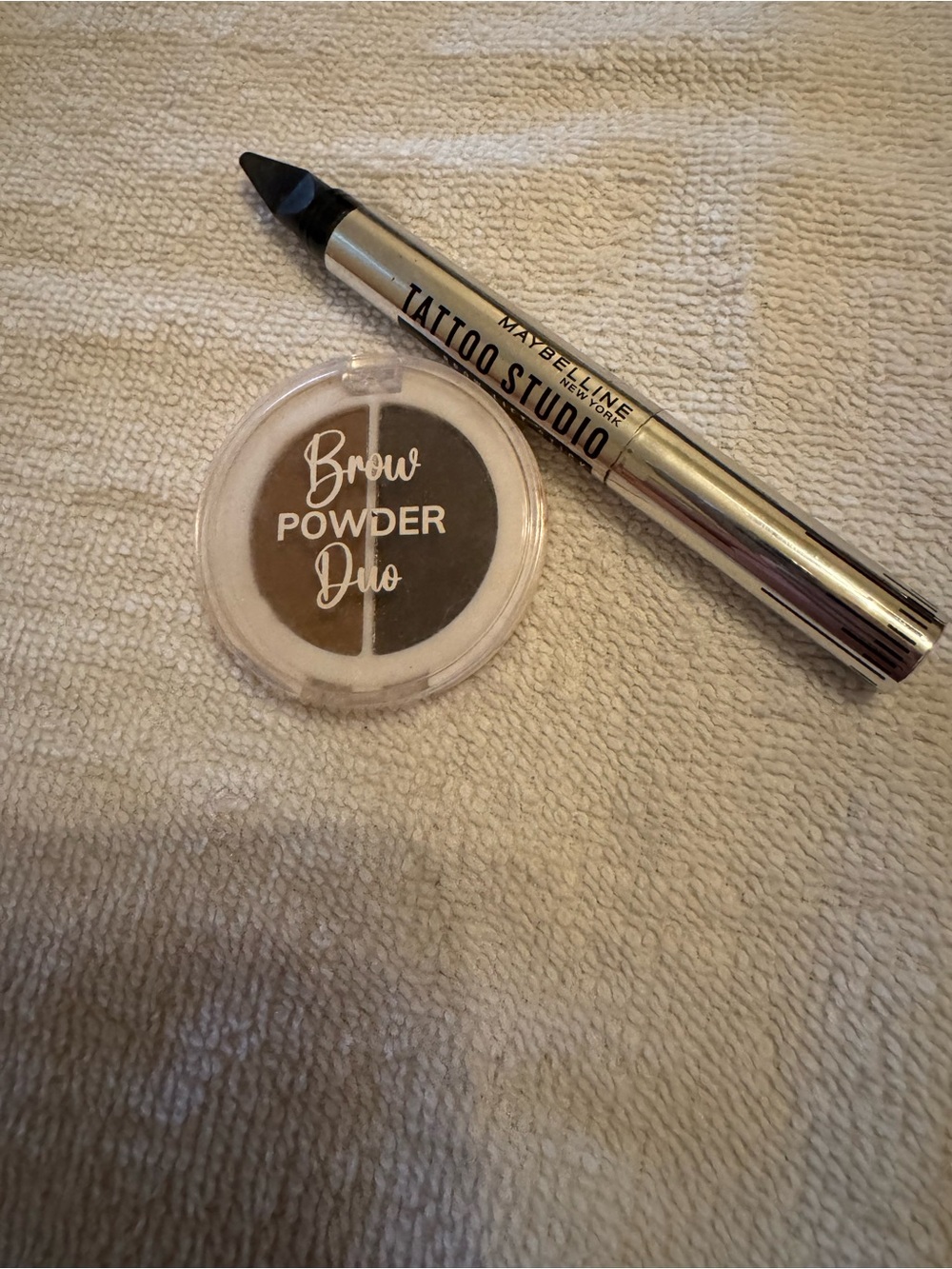 Maybelline Tattoo Studio Brow Powder Duo & Pencil - Dark Brown